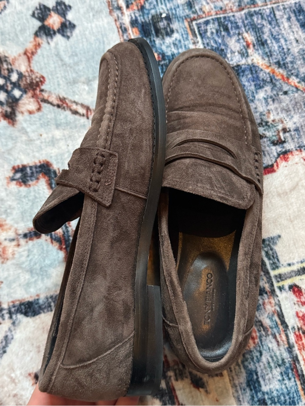 Tony Bianco “Zac Espresso Suede” Loafers - Picture 6 of 8